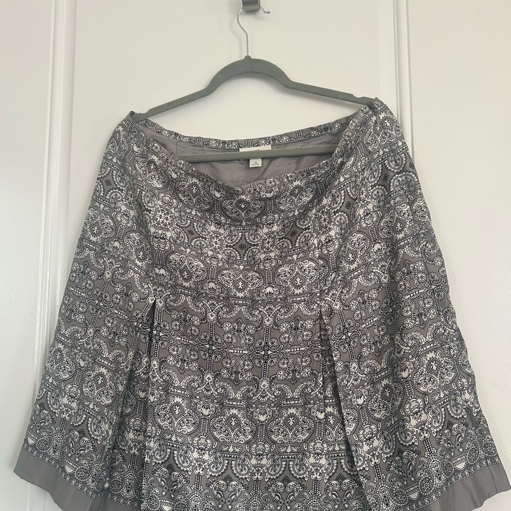 Women’s Gray Patterned Blouse